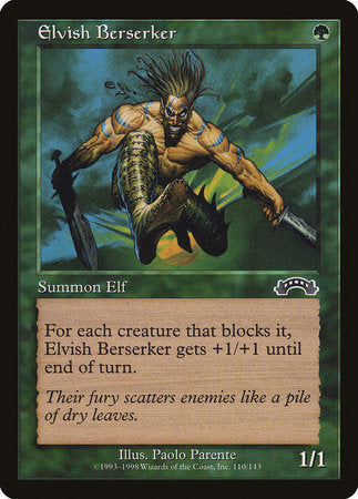 Elvish Berserker [Exodus] | Event Horizon Hobbies CA