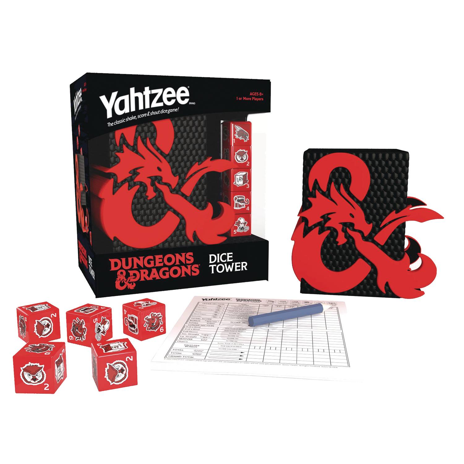 Board Game - Yahtzee: Dungeons & Dragons | Event Horizon Hobbies CA