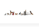 HO Scale Dogs & Cats