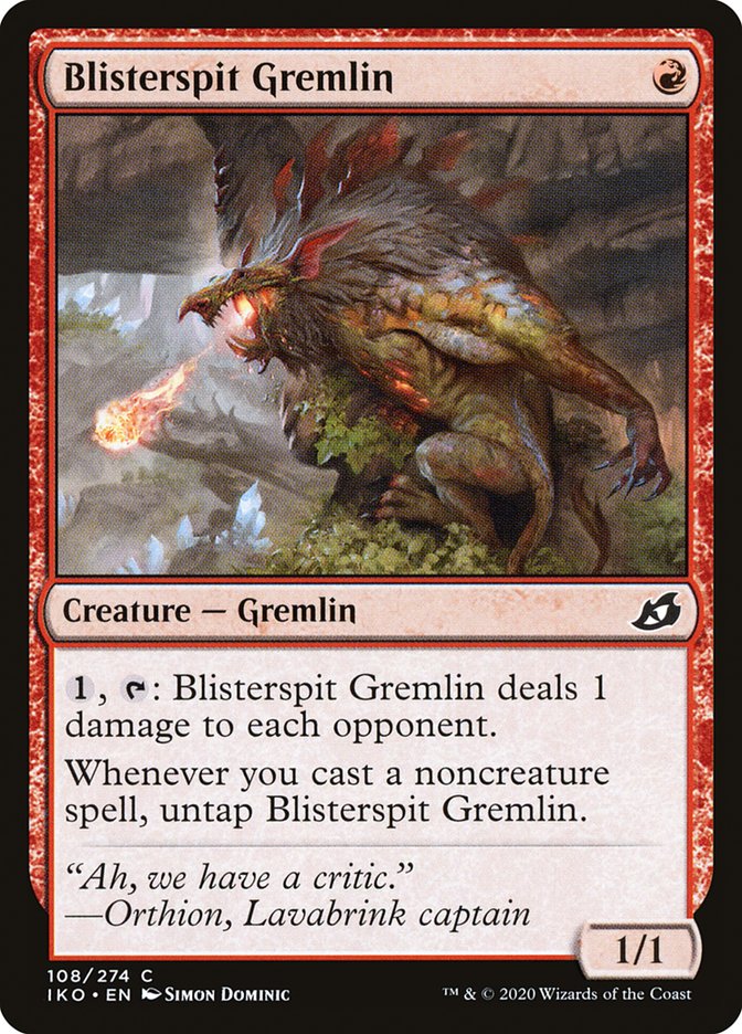 Blisterspit Gremlin [Ikoria: Lair of Behemoths] | Event Horizon Hobbies CA