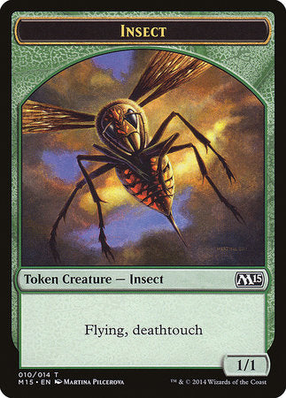 Insect Token (Deathtouch) [Magic 2015 Tokens] | Event Horizon Hobbies CA