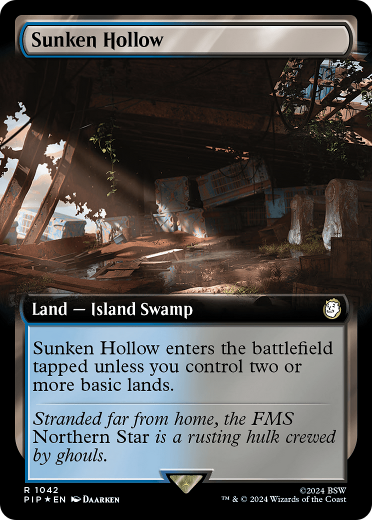 Sunken Hollow (Extended Art) (Surge Foil) [Fallout] | Event Horizon Hobbies CA