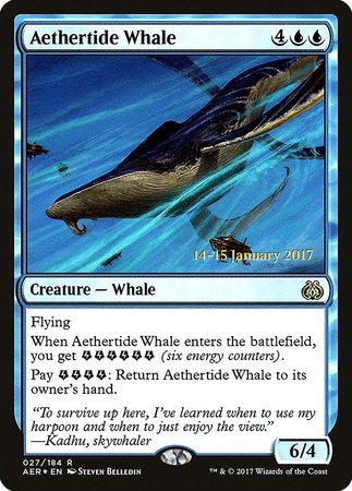 Aethertide Whale [Aether Revolt Promos] | Event Horizon Hobbies CA