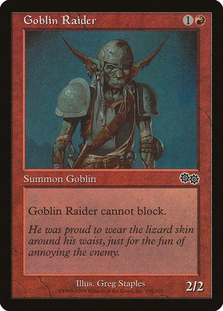 Goblin Raider [Urza's Saga] | Event Horizon Hobbies CA
