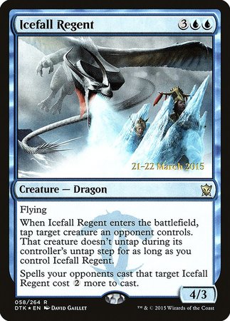 Icefall Regent [Dragons of Tarkir Promos] | Event Horizon Hobbies CA