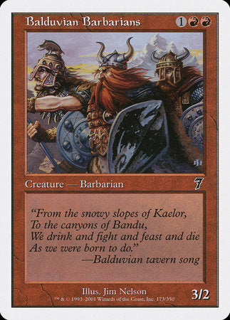 Balduvian Barbarians [Seventh Edition] | Event Horizon Hobbies CA