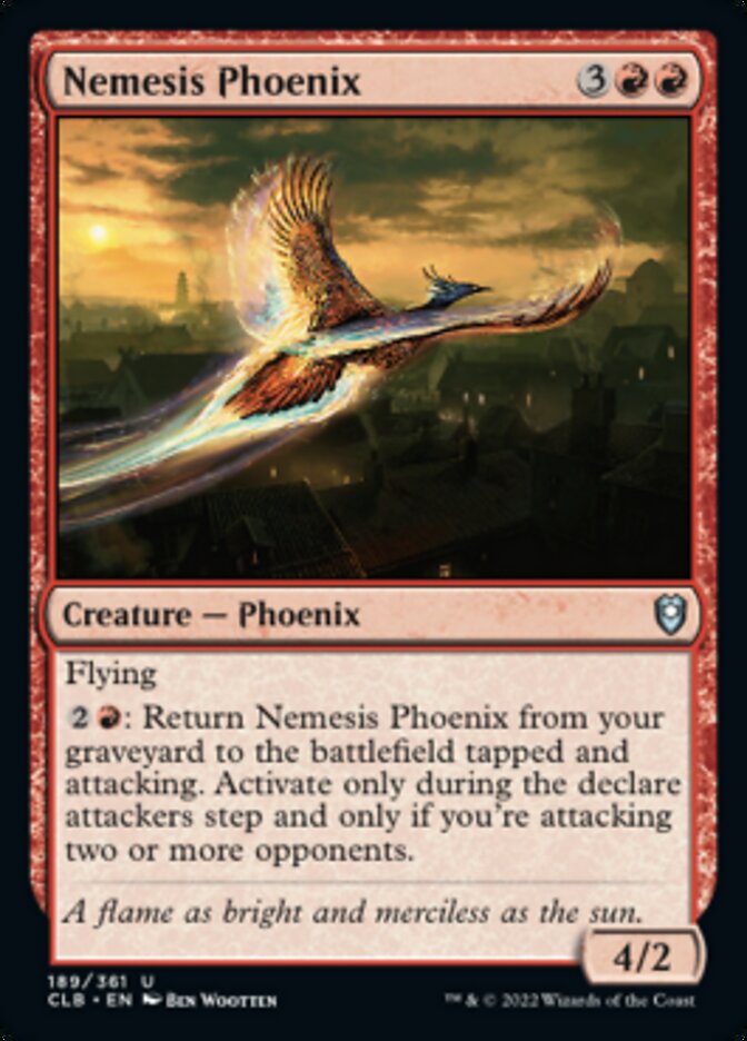 Nemesis Phoenix [Commander Legends: Battle for Baldur's Gate] | Event Horizon Hobbies CA