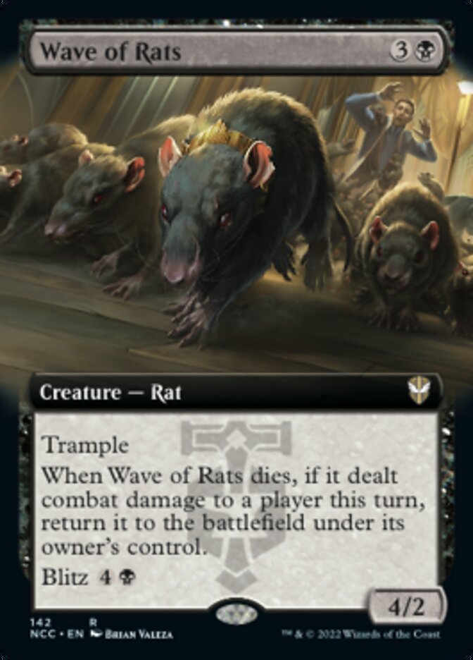 Wave of Rats (Extended Art) [Streets of New Capenna Commander] | Event Horizon Hobbies CA
