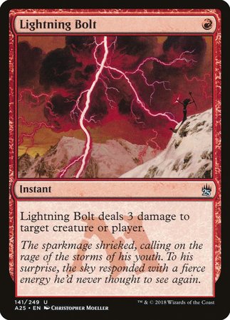 Lightning Bolt [Masters 25] | Event Horizon Hobbies CA