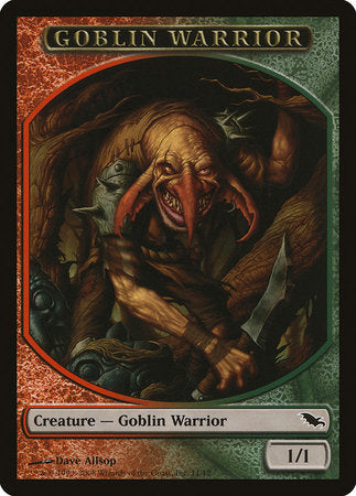 Goblin Warrior Token (Red/Green) [Shadowmoor Tokens] | Event Horizon Hobbies CA