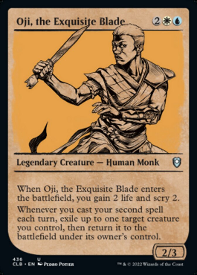 Oji, the Exquisite Blade (Showcase) [Commander Legends: Battle for Baldur's Gate] | Event Horizon Hobbies CA