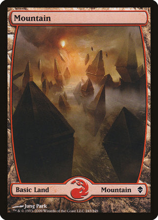 Mountain (243) - Full Art [Zendikar] | Event Horizon Hobbies CA