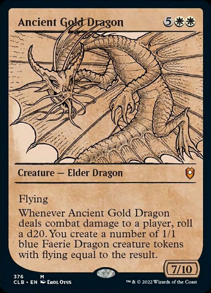 Ancient Gold Dragon (Showcase) [Commander Legends: Battle for Baldur's Gate] | Event Horizon Hobbies CA