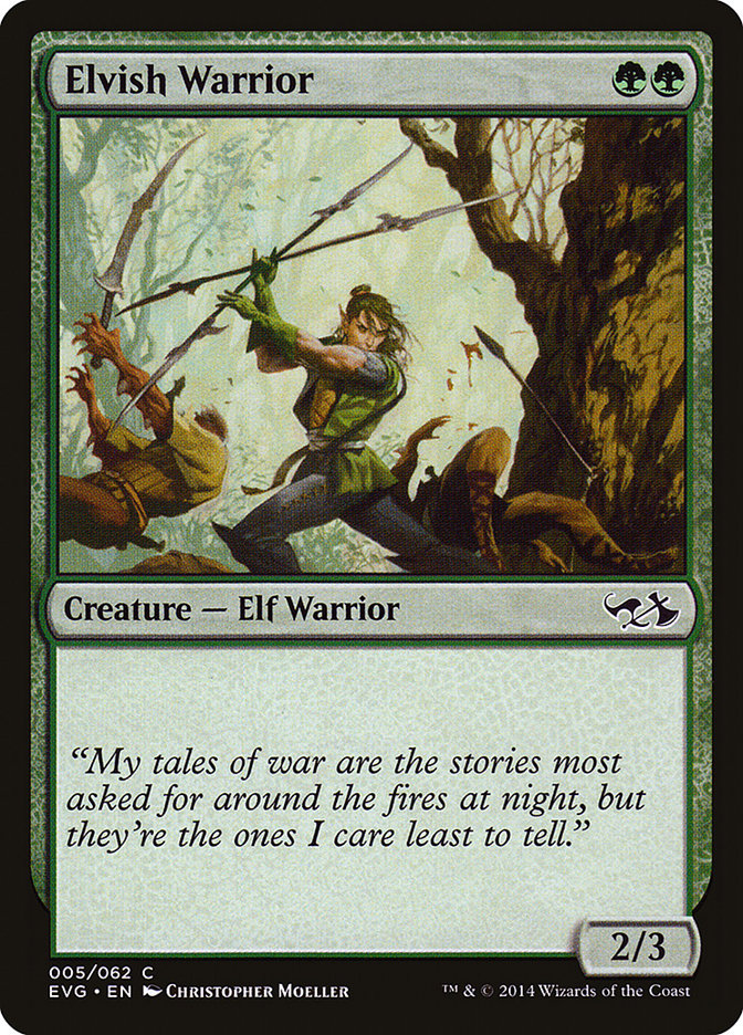 Elvish Warrior (Elves vs. Goblins) [Duel Decks Anthology] | Event Horizon Hobbies CA