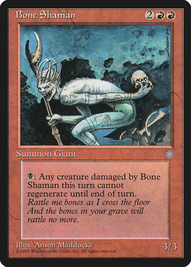 Bone Shaman [Ice Age] | Event Horizon Hobbies CA