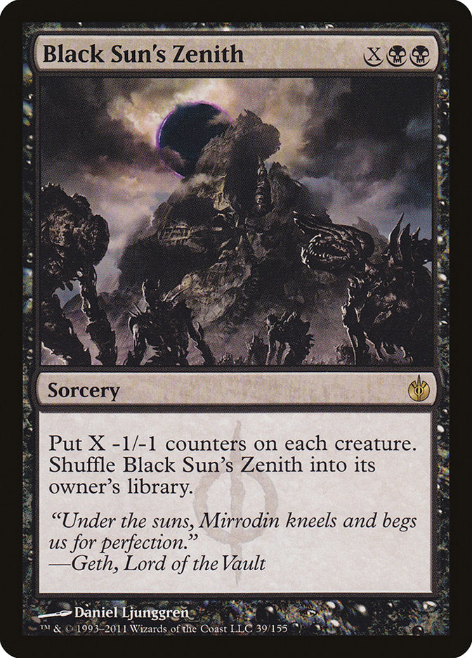Black Sun's Zenith [Mirrodin Besieged] | Event Horizon Hobbies CA