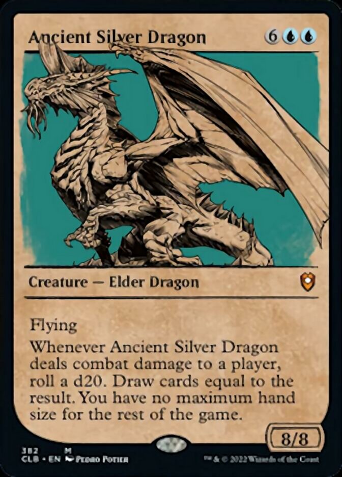 Ancient Silver Dragon (Showcase) [Commander Legends: Battle for Baldur's Gate] | Event Horizon Hobbies CA