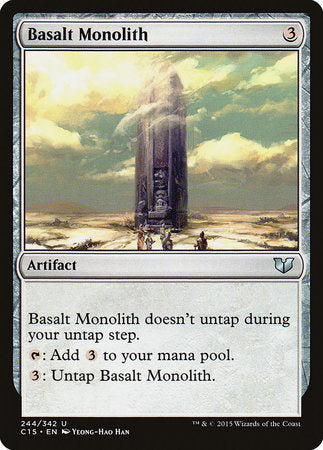 Basalt Monolith [Commander 2015] | Event Horizon Hobbies CA