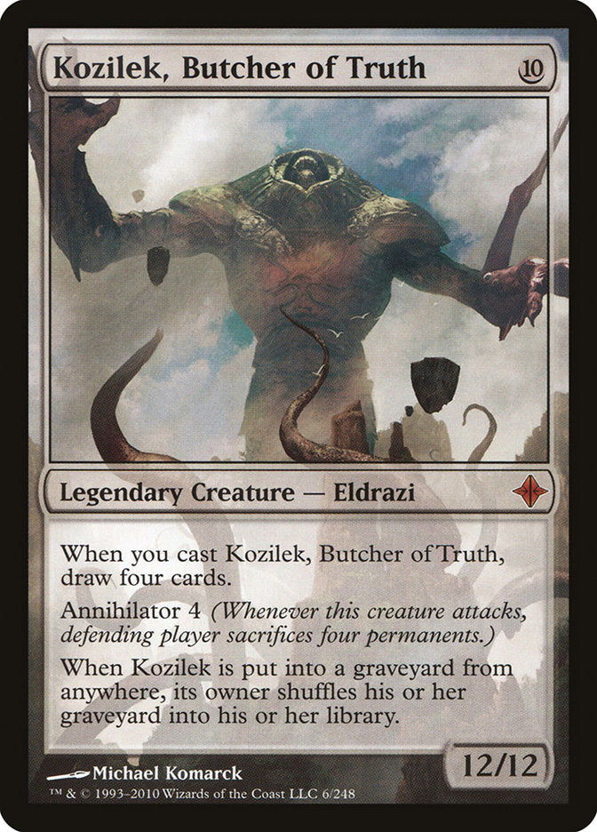 Kozilek, Butcher of Truth [Rise of the Eldrazi] | Event Horizon Hobbies CA