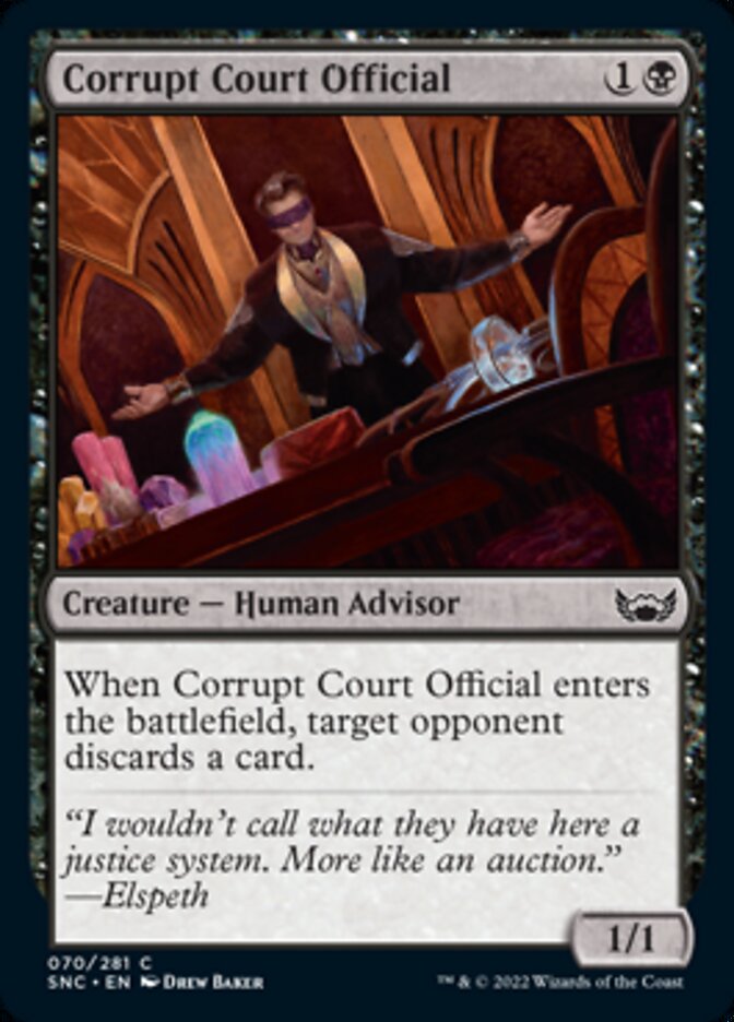 Corrupt Court Official [Streets of New Capenna] | Event Horizon Hobbies CA