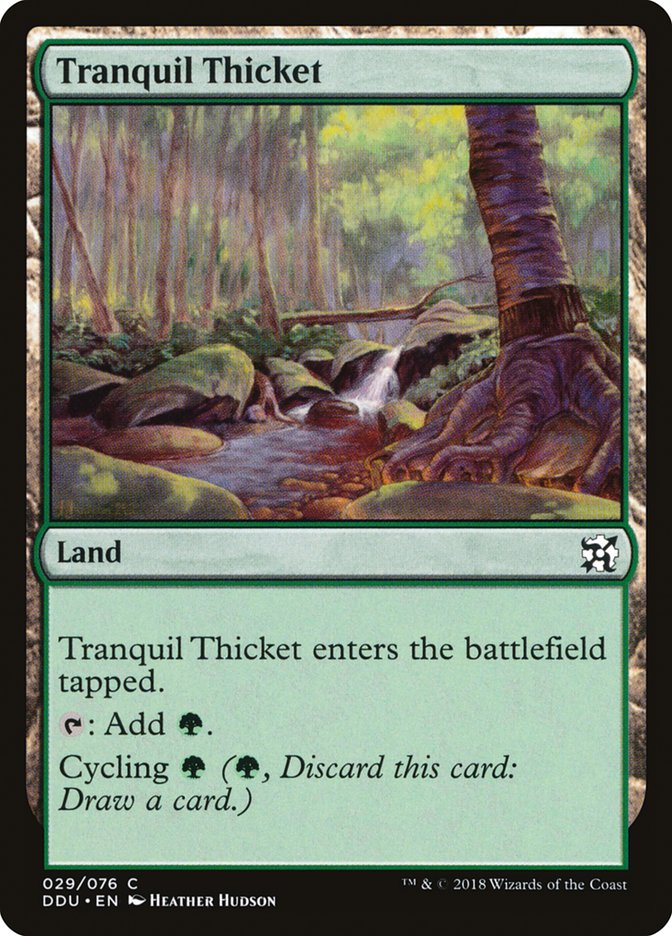 Tranquil Thicket [Duel Decks: Elves vs. Inventors] | Event Horizon Hobbies CA