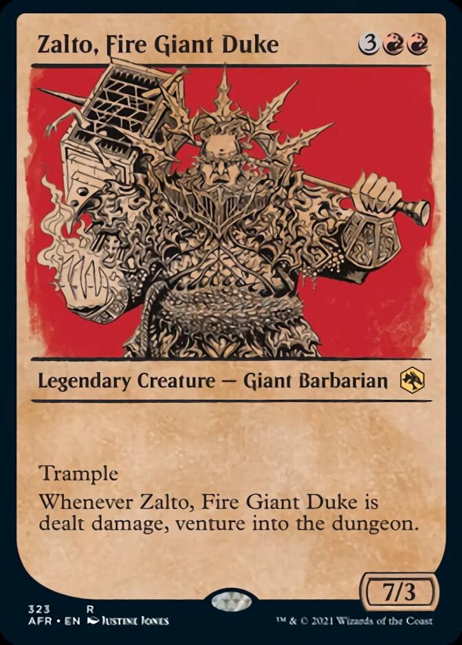 Zalto, Fire Giant Duke (Showcase) [Dungeons & Dragons: Adventures in the Forgotten Realms] | Event Horizon Hobbies CA
