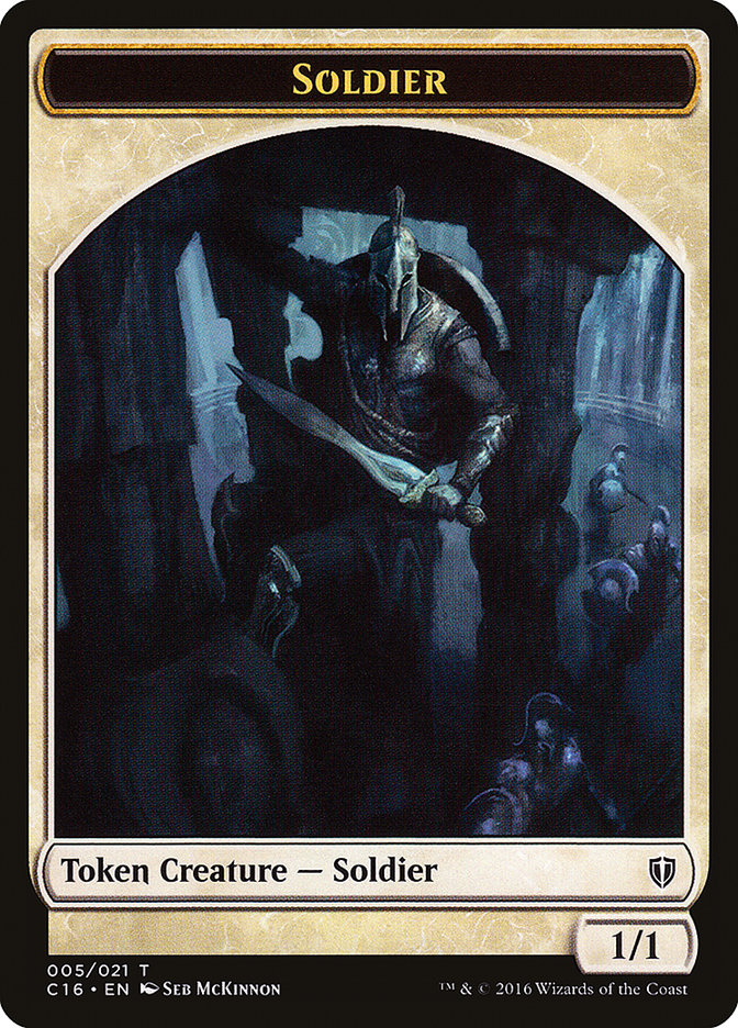 Soldier [Commander 2016 Tokens] | Event Horizon Hobbies CA