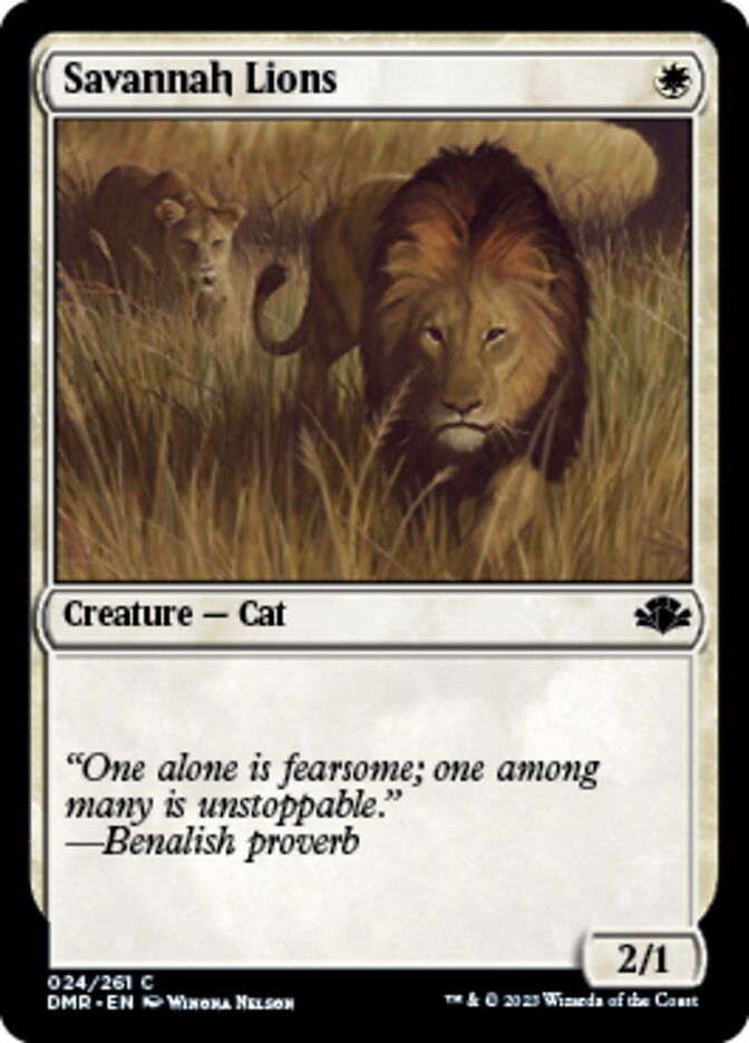 Savannah Lions [Dominaria Remastered] | Event Horizon Hobbies CA