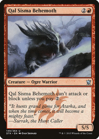 Qal Sisma Behemoth [Dragons of Tarkir] | Event Horizon Hobbies CA