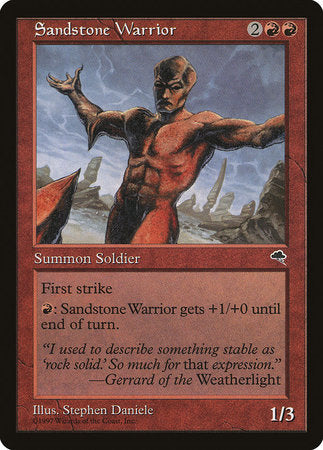 Sandstone Warrior [Tempest] | Event Horizon Hobbies CA