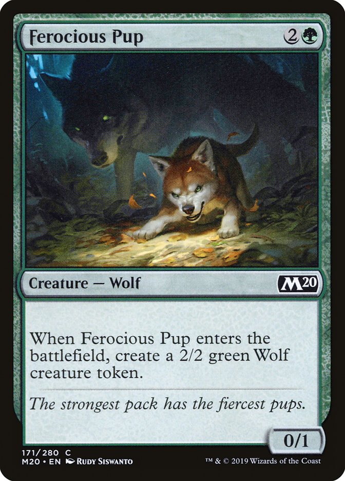 Ferocious Pup [Core Set 2020] | Event Horizon Hobbies CA