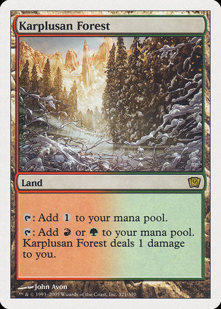 Karplusan Forest [Ninth Edition] | Event Horizon Hobbies CA