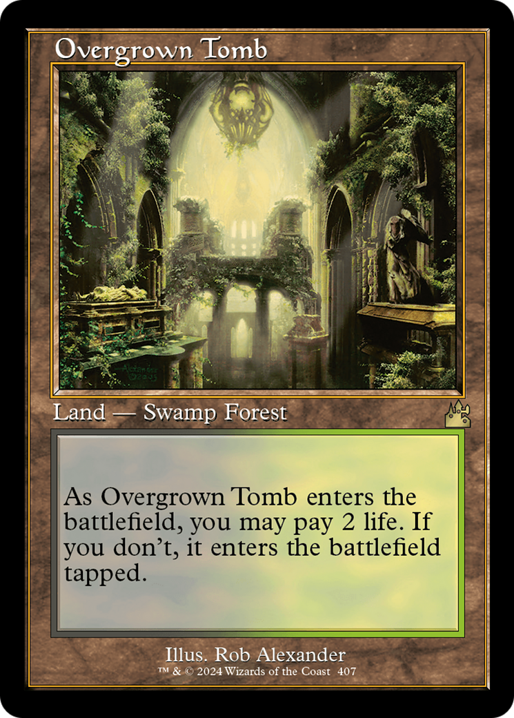 Overgrown Tomb (Retro) [Ravnica Remastered] | Event Horizon Hobbies CA