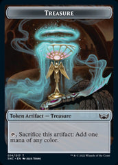 Treasure (014) // Wizard Double-sided Token [Streets of New Capenna Tokens] | Event Horizon Hobbies CA