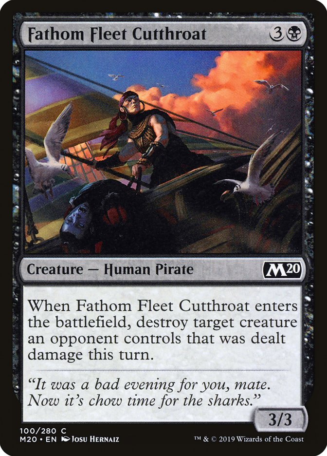Fathom Fleet Cutthroat [Core Set 2020] | Event Horizon Hobbies CA