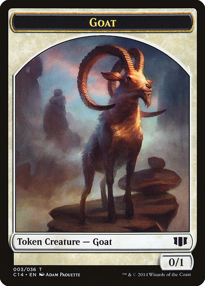 Wurm (032/036) // Goat Double-sided Token [Commander 2014 Tokens] | Event Horizon Hobbies CA