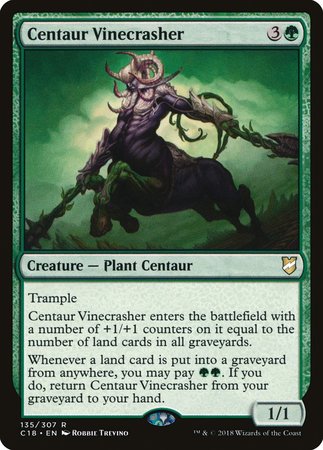 Centaur Vinecrasher [Commander 2018] | Event Horizon Hobbies CA