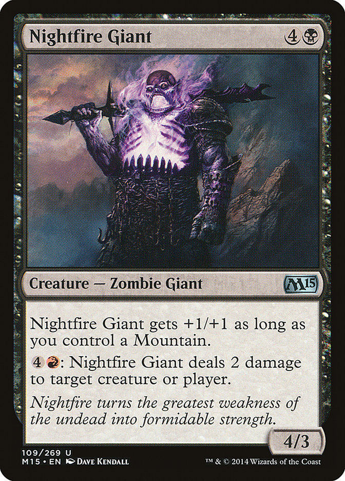 Nightfire Giant [Magic 2015] | Event Horizon Hobbies CA