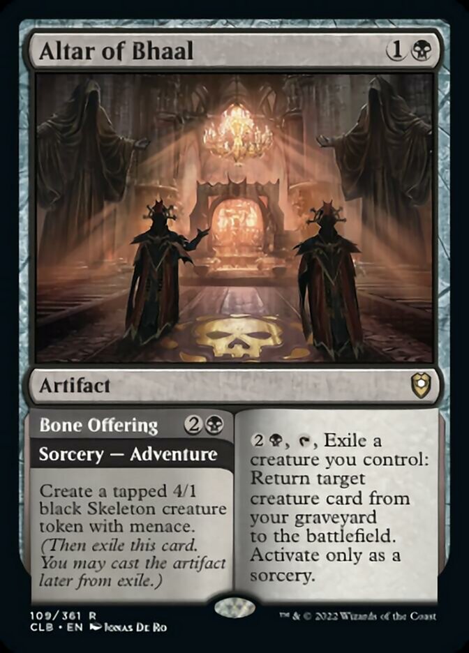 Altar of Bhaal // Bone Offering [Commander Legends: Battle for Baldur's Gate] | Event Horizon Hobbies CA