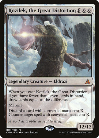 Kozilek, the Great Distortion [Oath of the Gatewatch] | Event Horizon Hobbies CA