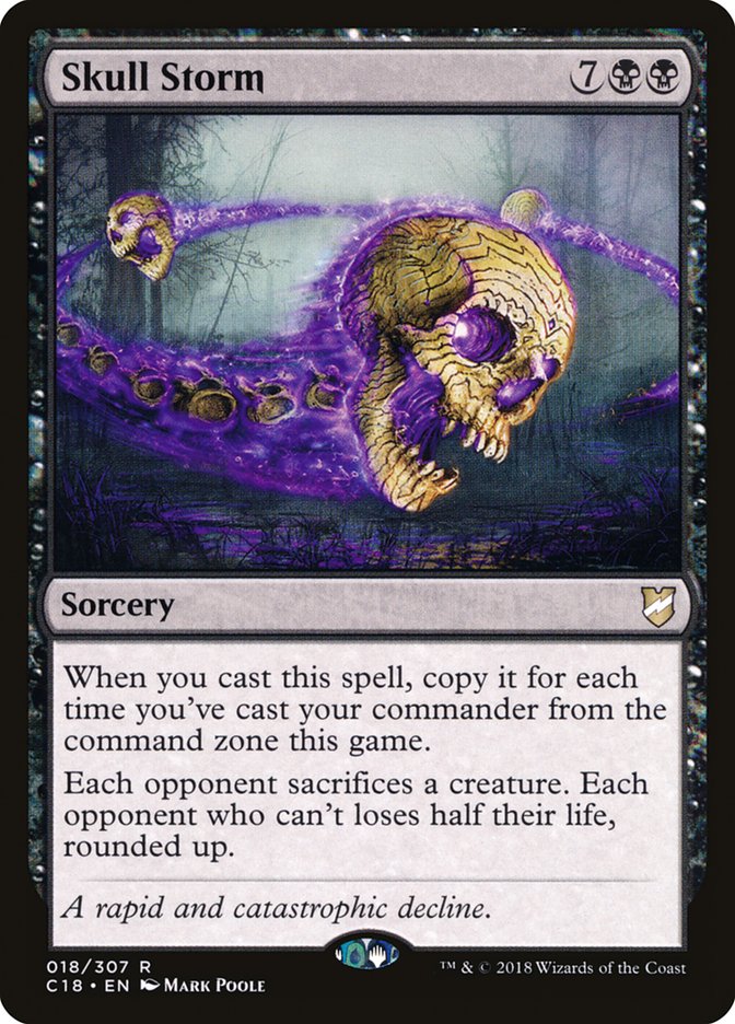 Skull Storm [Commander 2018] | Event Horizon Hobbies CA
