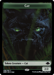 Goblin // Cat (008) Double-Sided Token [Dominaria Remastered Tokens] | Event Horizon Hobbies CA