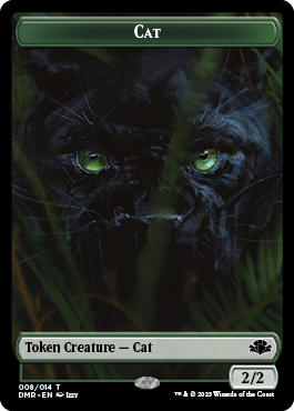 Cat Token (008) [Dominaria Remastered Tokens] | Event Horizon Hobbies CA