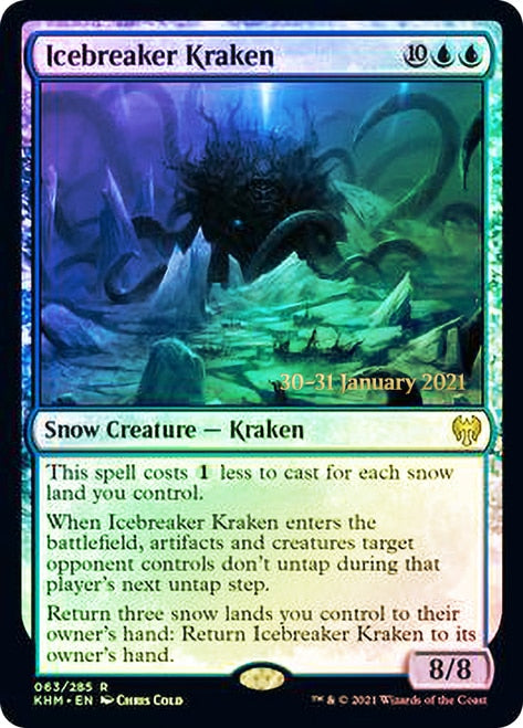 Icebreaker Kraken  [Kaldheim Prerelease Promos] | Event Horizon Hobbies CA