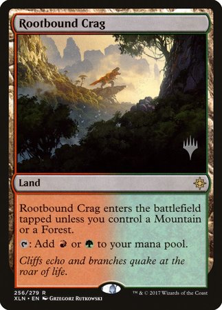 Rootbound Crag [Ixalan Promos] | Event Horizon Hobbies CA