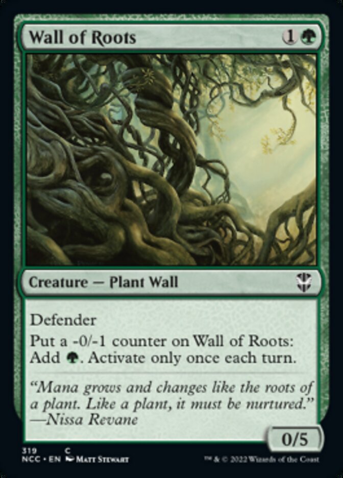 Wall of Roots [Streets of New Capenna Commander] | Event Horizon Hobbies CA
