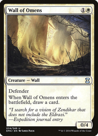 Wall of Omens [Eternal Masters] | Event Horizon Hobbies CA