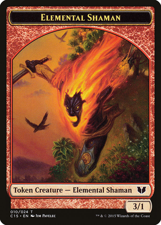 Elemental Shaman // Shapeshifter Double-Sided Token [Commander 2015 Tokens] | Event Horizon Hobbies CA