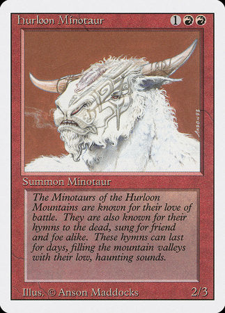 Hurloon Minotaur [Revised Edition] | Event Horizon Hobbies CA