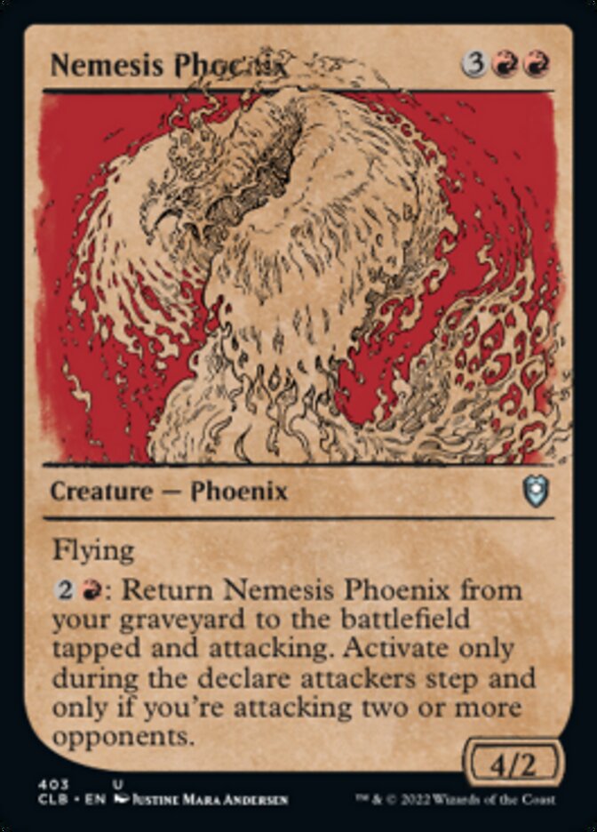 Nemesis Phoenix (Showcase) [Commander Legends: Battle for Baldur's Gate] | Event Horizon Hobbies CA